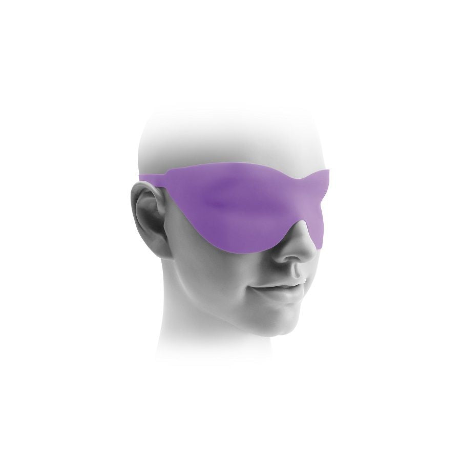 FETISH FANTASY ELITE - DOUBLE VIBRATING HARNESS LILAC 11.5CM