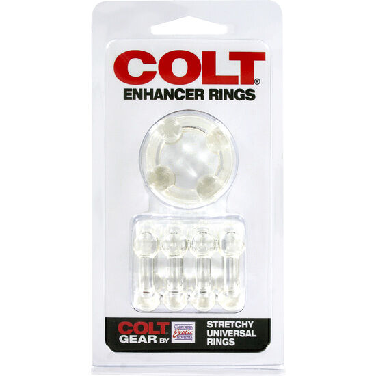 CALEXOTICS - COLT ENHANCER RINGS CLEAR PENIS RINGS