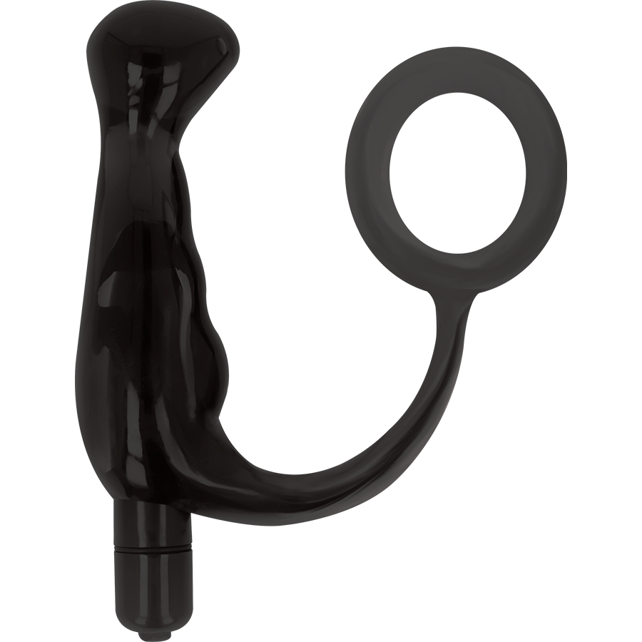 ADDICTED TOYS - VIBRATEUR PROSTATIQUE NOIR 10 CM