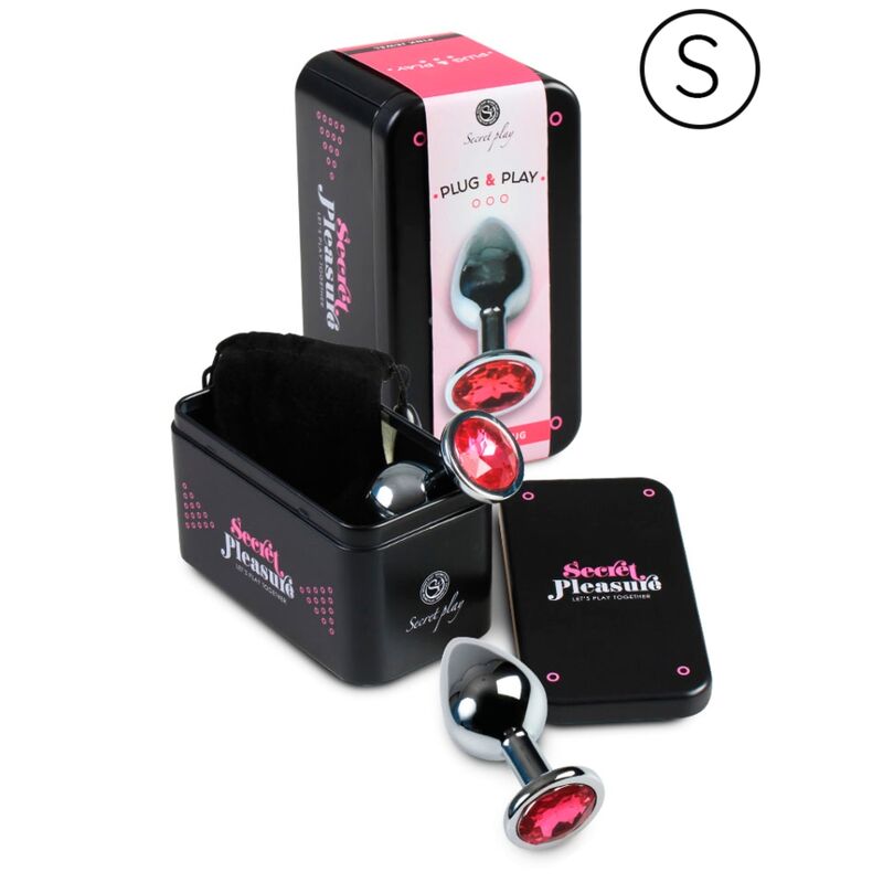 SECRETPLAY - FUCHSIA ALUMINUM ANAL PLUG 7 CM
