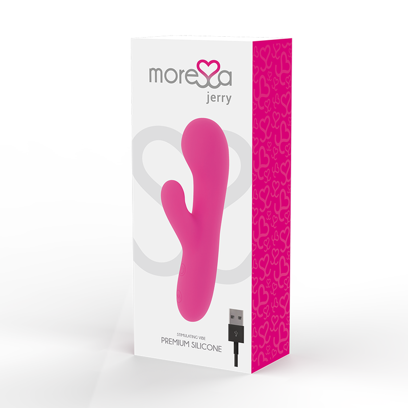 MORESSA - VIBRATEUR JERRY CLIP GY SPOT CLITORIS SILICONE PREMIUM RECHARGEABLE