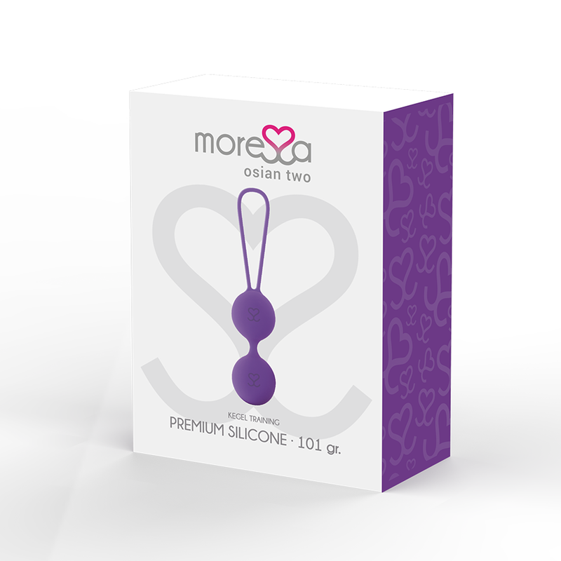MORESSA - OSIAN TWO PELVIC FLOOR TRAINING 101gr PREMIUM SILICONE LILAC