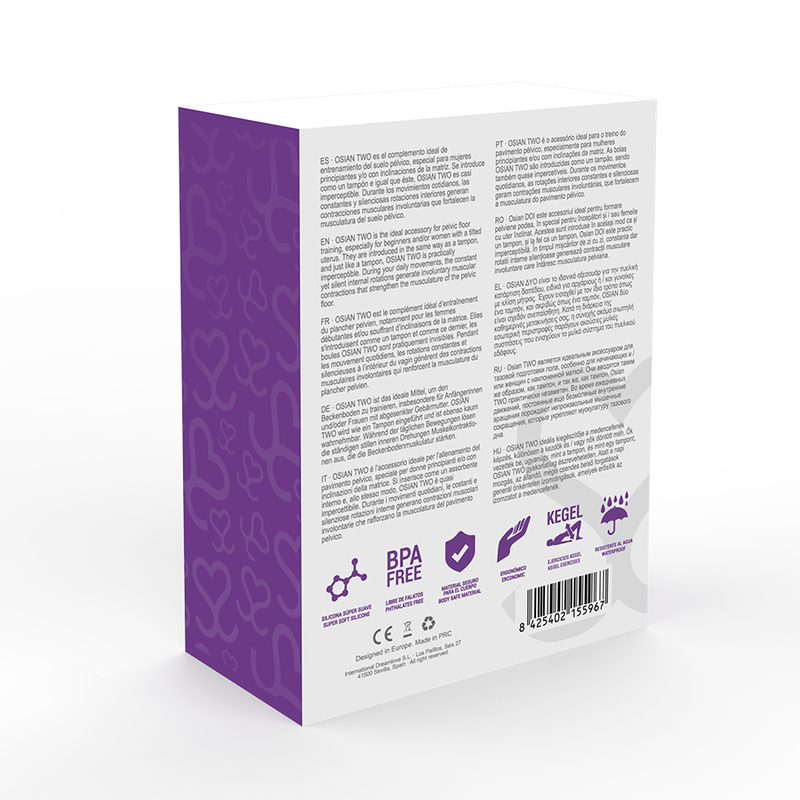 MORESSA - OSIAN TWO PELVIC FLOOR TRAINING 101gr PREMIUM SILICONE LILAC
