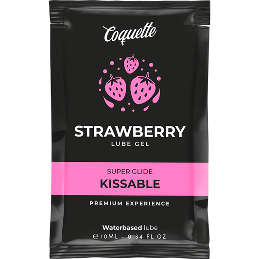 COQUETTE CHIC DESIRE - LUBRIFIANT DE POCHE KISSABLE À BASE D'EAU FRAISE 10 ML