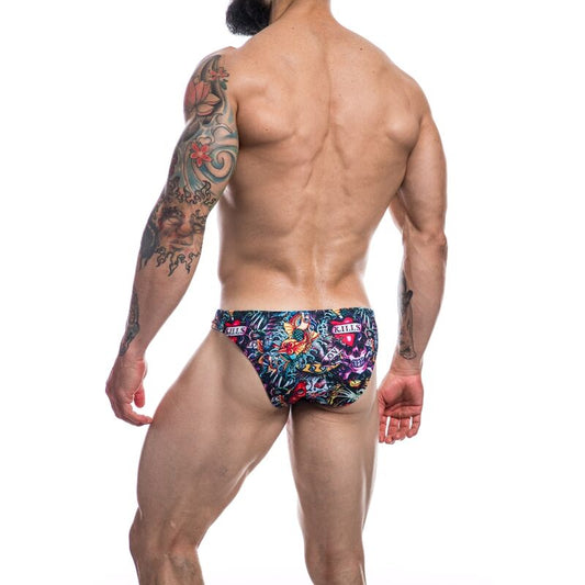 CUT4MEN - SLIP COUPE BASSE TATOUAGE S