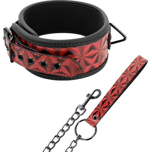 BEGME - RED EDITION NEOPRENE LINING VEGAN LEATHER NECKLACE