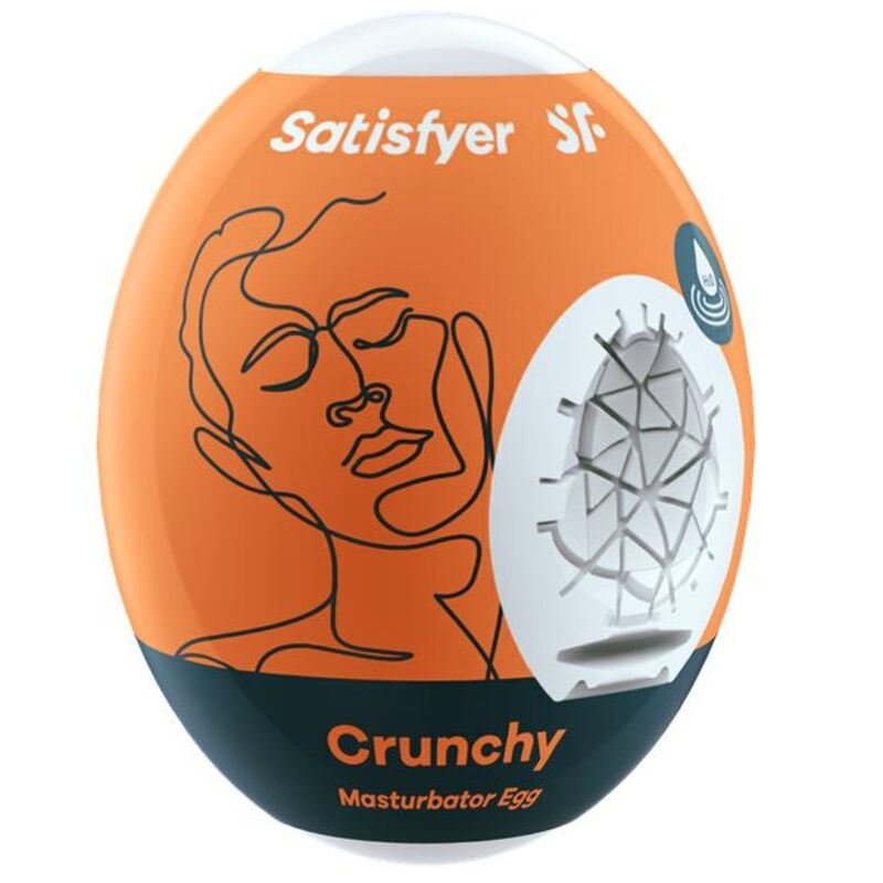 SATISFYER - MASTURBATEUR À ŒUF CROQUANT