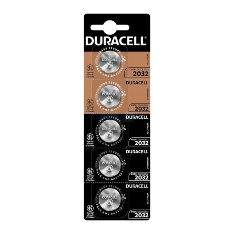 DURACELL - LITHIUM BUTTON BATTERY CR2032 3V BLISTER*5 – SexDivinity