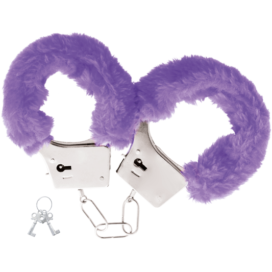 OHMAMA FETISH - LILAC HAIRY HANDCUFFS