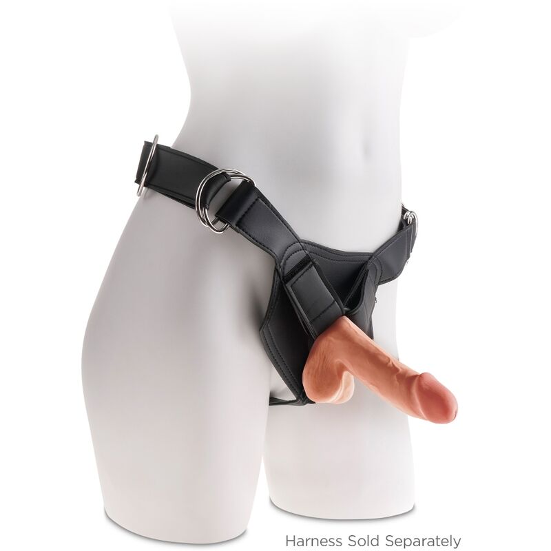 KING COCK - PLUS GODE 3D AVEC TESTICULES 17 CM