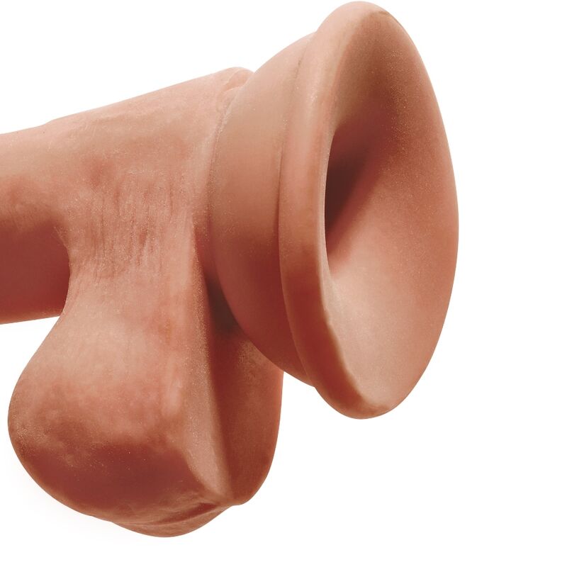KING COCK - PLUS GODE 3D AVEC TESTICULES 17 CM