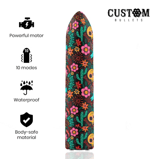 BALLES PERSONNALISÉES - BALLE RECHARGEABLE SKULL 10 INTENSITÉS