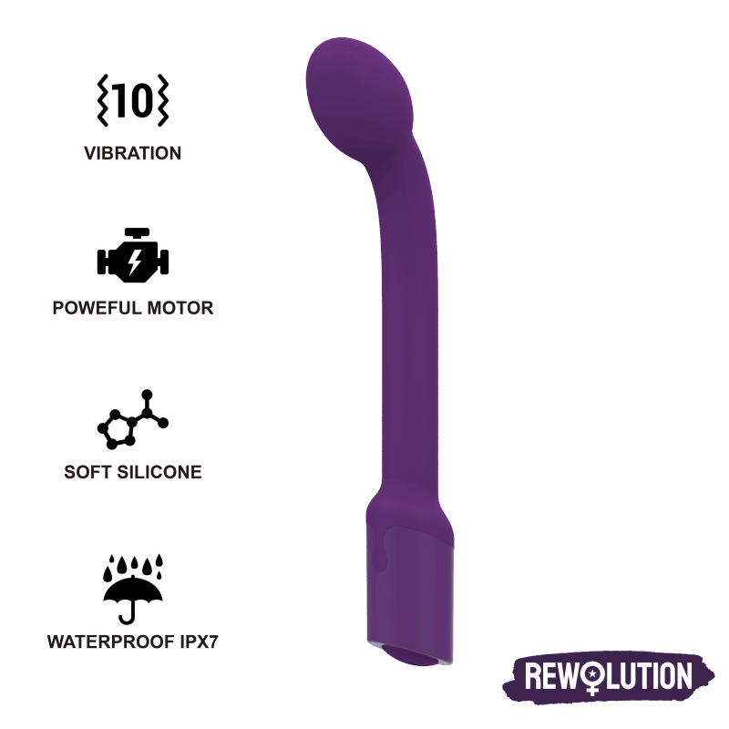 REWOLUTION - REWOFLEX STIMULATEUR VIBRATEUR FLEXIBLE POUR POINT G