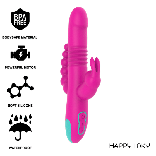 HAPPY LOKY - DONALD TRIPLE STIMULATION : ANAL, POINT G ET CLITORIS COMPATIBLE AVEC LA TECHNOLOGIE SANS FIL WATCHME