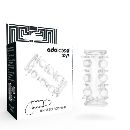 ADDICTED TOYS - MANCHON DE PÉNIS TRANSPARENT