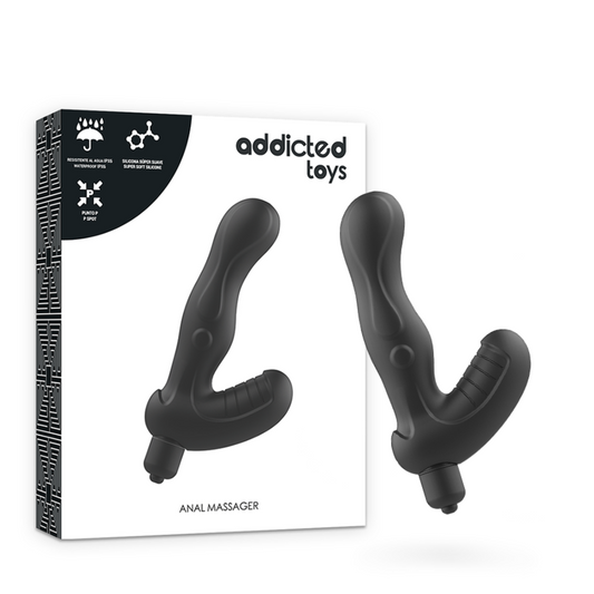 ADDICTED TOYS - STIMULATEUR DE PROSTATE ANAL EN SILICONE VIBRANT POUR POINT P