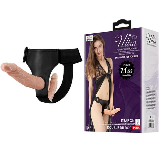 DANCE - ULTRA PASSIONATE HARNESS DOUBLE DILDOS WITH HARNESS