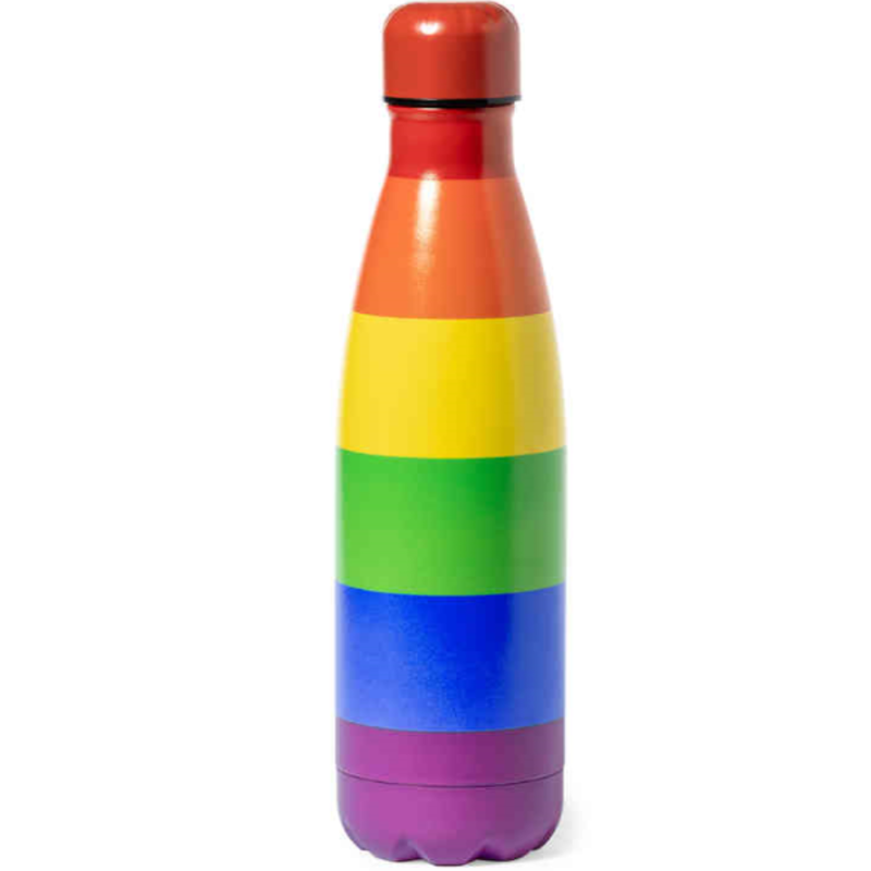PRIDE - BOUTEILLE THERMOS EN MÉTAL EAU FROIDE ou CAFÉ CHAUD