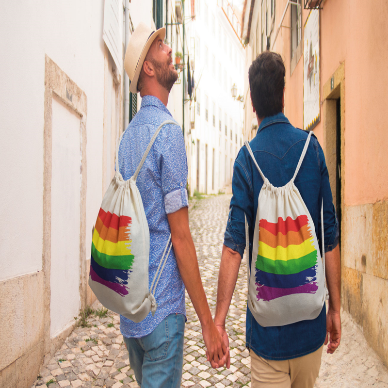 PRIDE - SAC À DOS DRAPEAU EN COTON