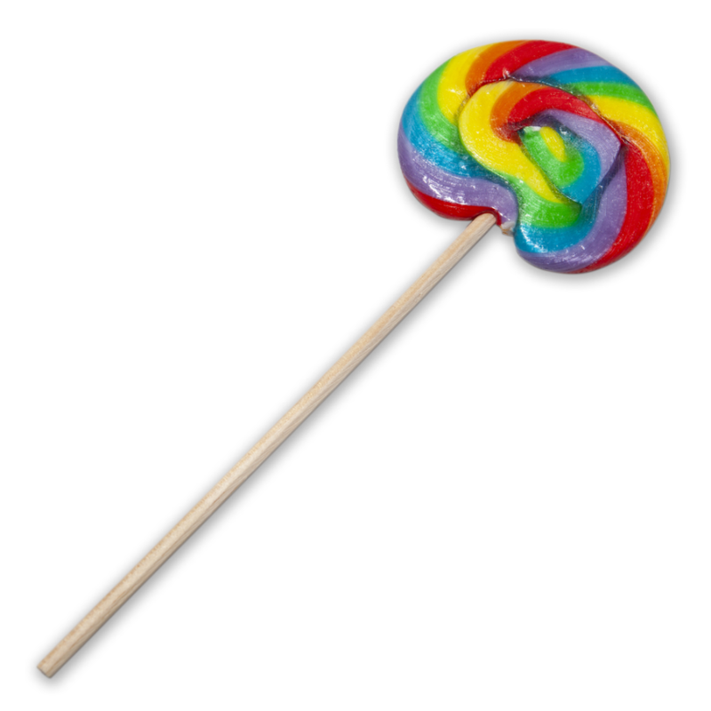 PRIDE - SMALL ROUND LOLLIPOP WITH LGBT FLAG LICK, LICK AND TASTE /es/pt/en/fr/it/
