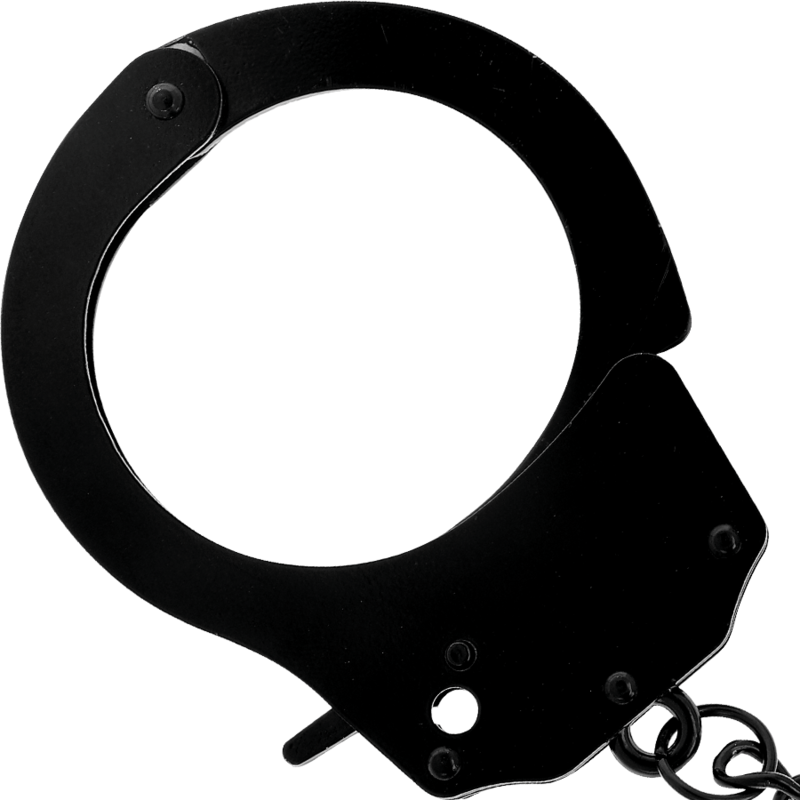 DARKNESS - BLACK METAL HANDCUFFS