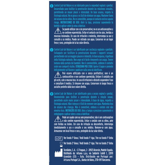 CONTROL - LUB GEL LUBRIFIANT NATUREL 75 ML