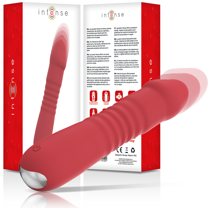 INTENSE - JUIN UP &amp; DOWN 10 VIBRATIONS ROUGE