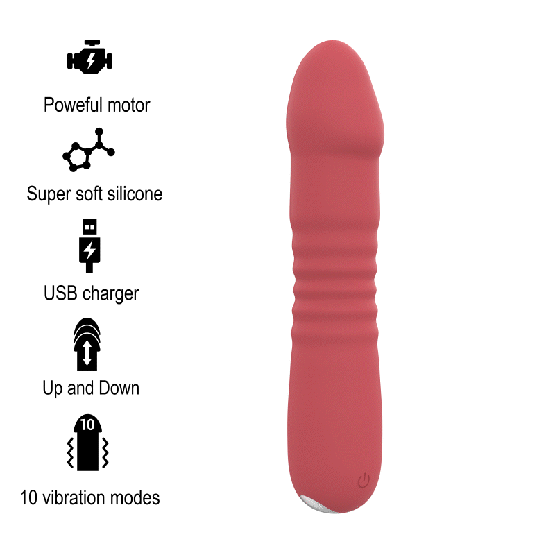 INTENSE - JUIN UP &amp; DOWN 10 VIBRATIONS ROUGE