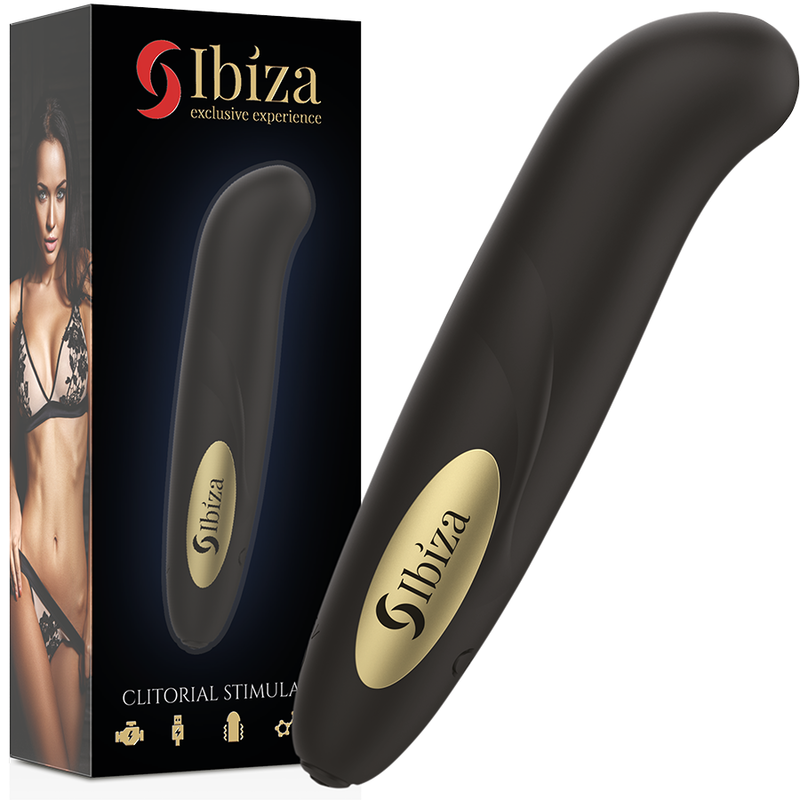 IBIZA - STIMULATEUR DE VOYAGE RECHARGEABLE 10 MODES DE VIBRATIONS 13 X 2,9
