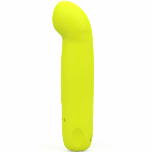 B SWISH - BCUTE CURVE INFINITE CLASSIC VIBRATEUR RECHARGEABLE EN SILICONE JAUNE