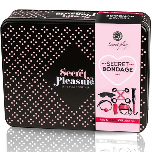 SECRETPLAY - BDSM SET 6 PIECES RED COLLECTION