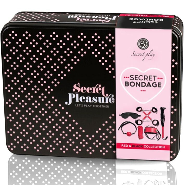 SECRETPLAY - BDSM SET 6 PIECES RED COLLECTION