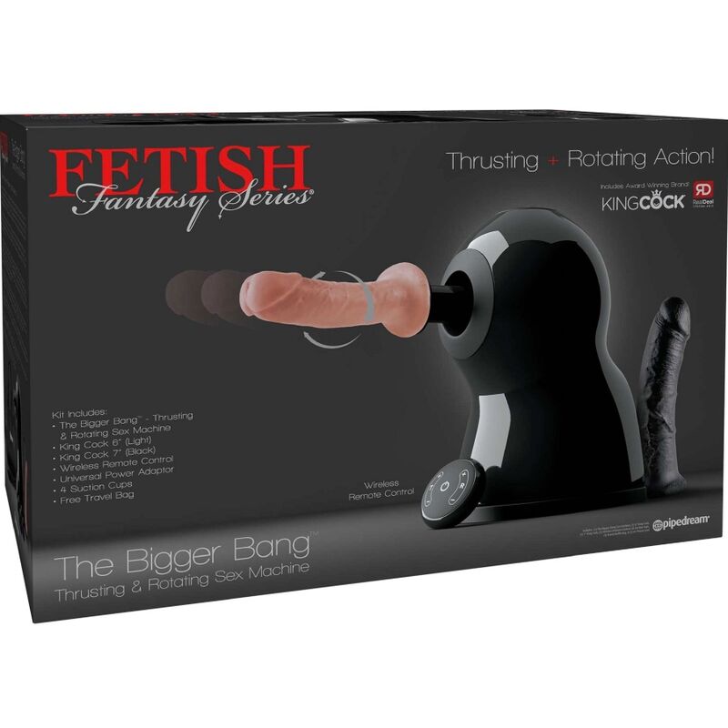 SÉRIE FÉTICHISME FANTASY - SEX MACHINE BIGGER BANG ROTATION ET POUSSÉE