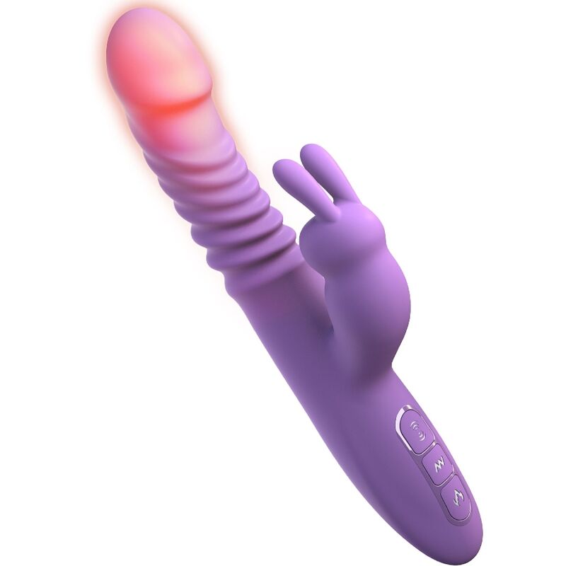 FANTASY FOR HER - STIMULATEUR DE CLITORIS RABBIT AVEC FONCTION CHALEUR, OSCILLATION ET VIBRATION VIOLET