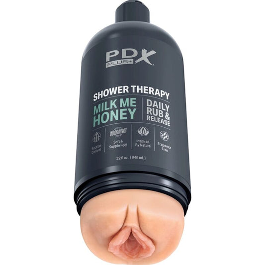 PDX PLUS - MASTURBATEUR STROKER CONCEPTION DE BOUTEILLE DISCRÈTE SHAMPOING MILK ME HONEY