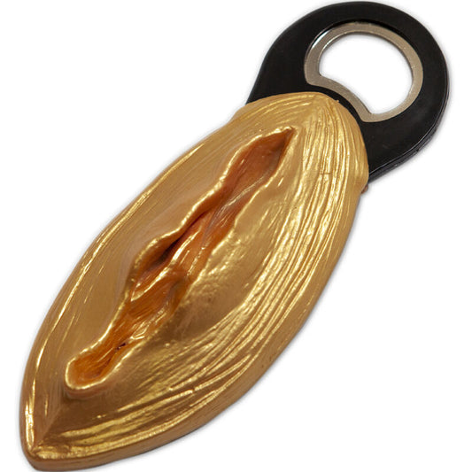 SPICY DEVIL - GOLD VAGINA SHAPED OPENER