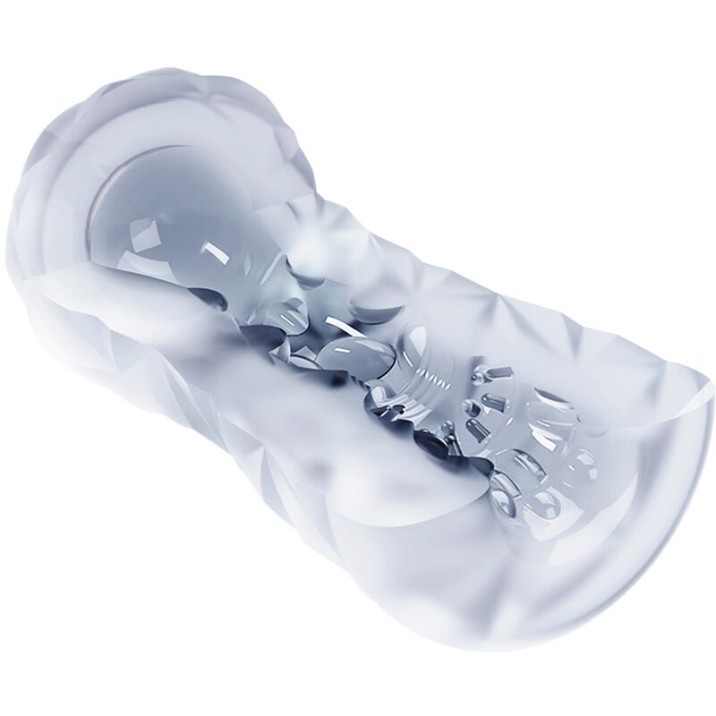 PRETTY LOVE - FANTASY INTERNAL SPIRAL AND BALLS TRANSPARENT MALE MASTURBATOR