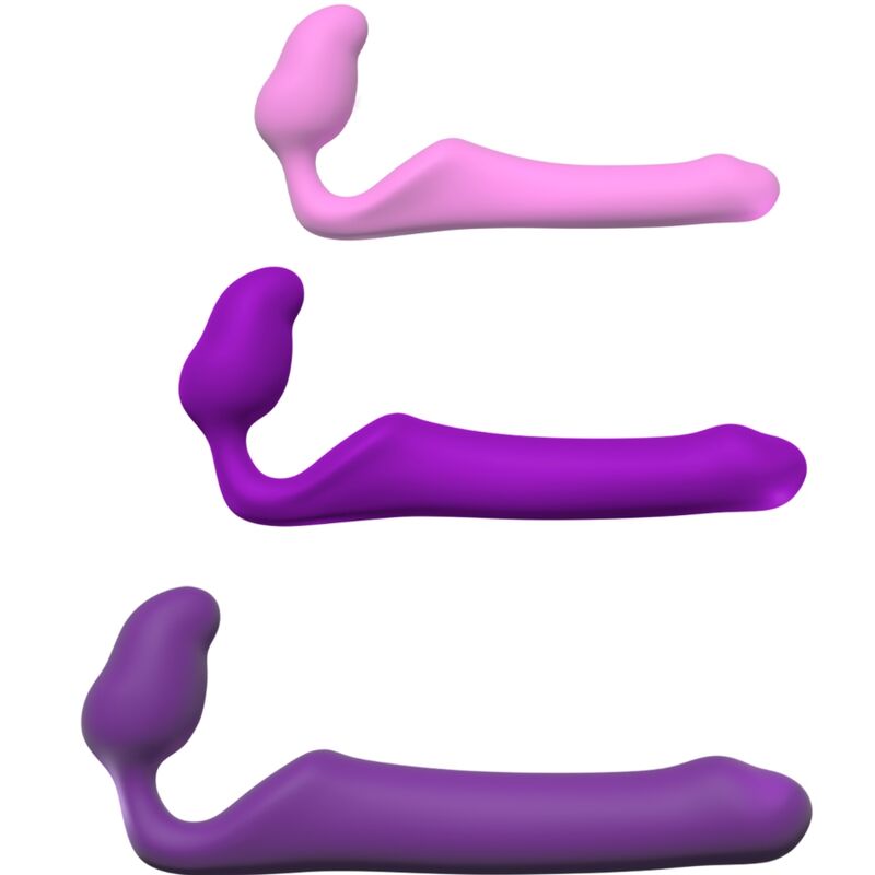 ADRIEN LASTIC - QUEENS STRAP-ON FLEXIBLE VIOLET TAILLE L