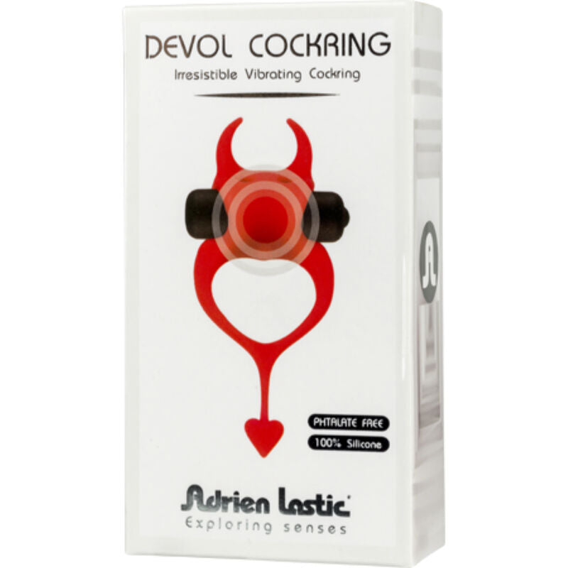 ADRIEN LASTIC - DEVOL COCKRING VIBRATING RING RED