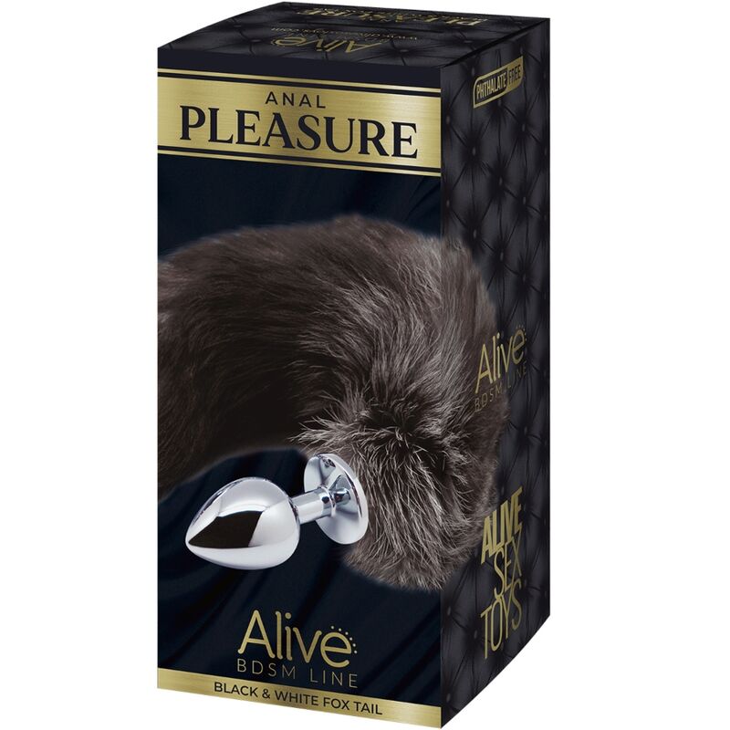 ALIVE - PLUG PLAISIR ANAL QUEUE DE RENARD EN METAL TAILLE L