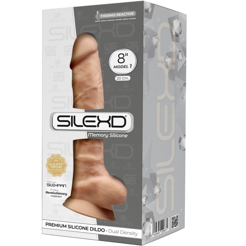 SILEXD - MODÈLE 1 PÉNIS RÉALISTE SILICONE PREMIUM SILEXPAN 20 CM