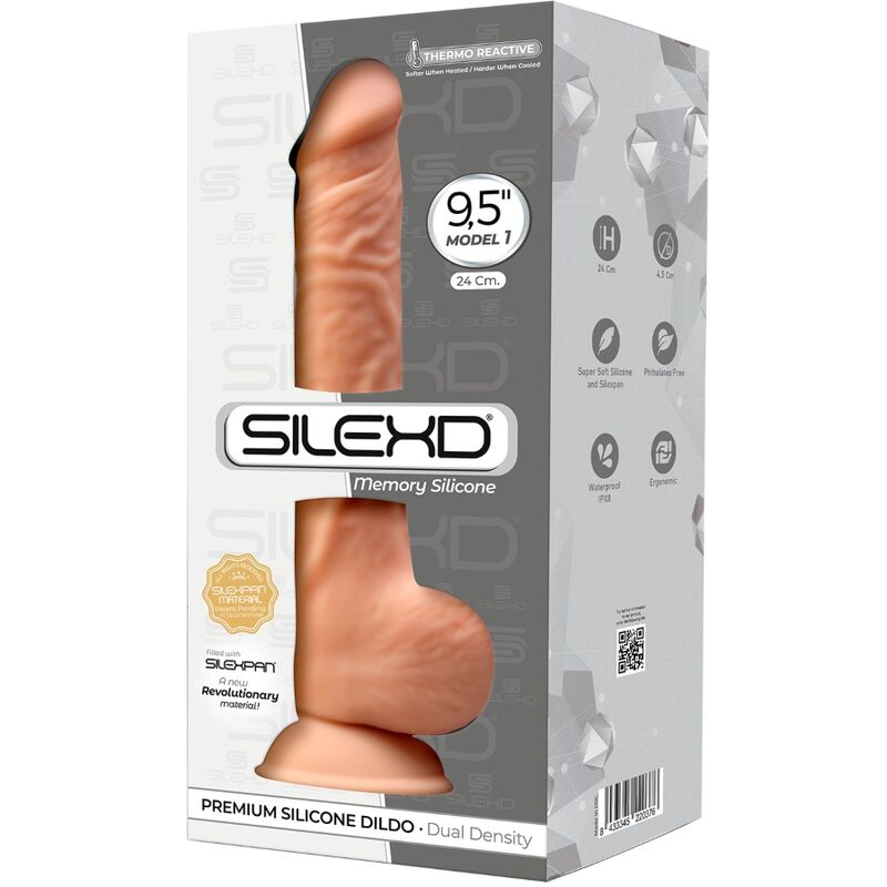 SILEXD - MODÈLE 1 PÉNIS RÉALISTE SILICONE PREMIUM SILEXPAN 24 CM