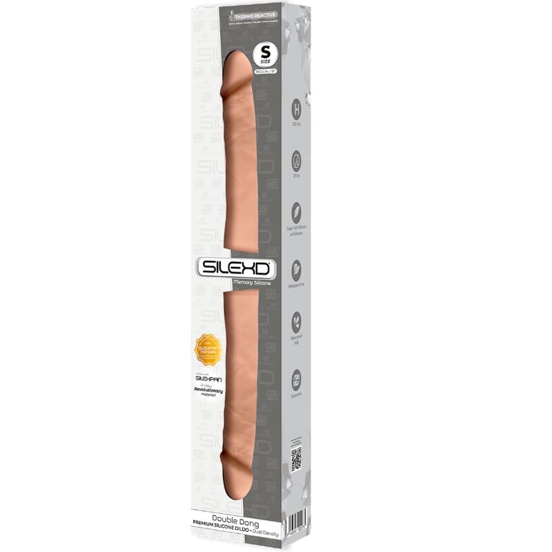 SILEXD - PÉNIS RÉALISTE DOUBLE SILICONE PREMIUM SILEXPAN 38,5 CM