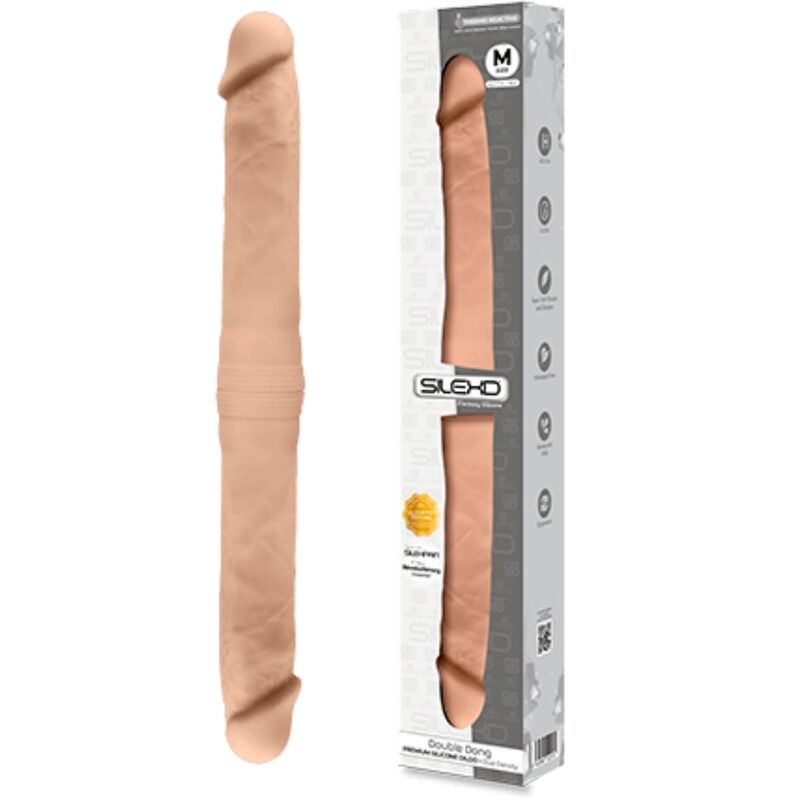 SILEXD - PÉNIS RÉALISTE DOUBLE SILICONE PREMIUM SILEXPAN 42,5 CM