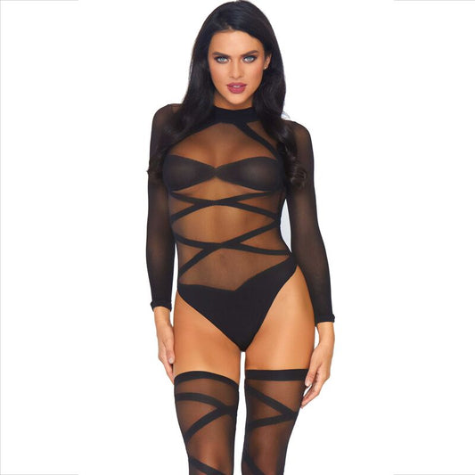 LEG AVENUE - ENSEMBLE BODY + BAS 2 PIÈCES