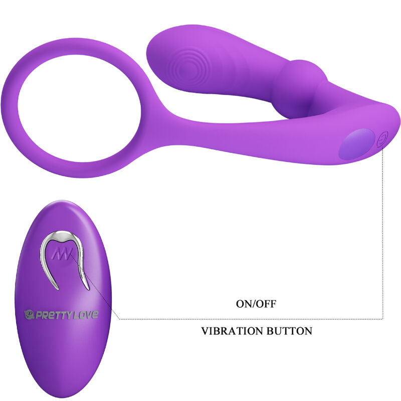 PRETTY LOVE - WARREN RING &amp; VIOLET ANAL VIBRATOR