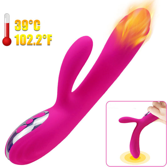 ARMONY - FLEXIBLE VIBRATOR &amp; STIMULATOR WITH FUCHSIA HEAT EFFECT