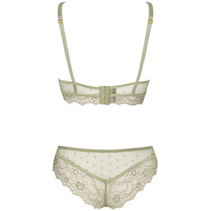 LIVCO CORSETTI FASHION - PINE LC 90667 BRA + PANTY KHAKI S/M
