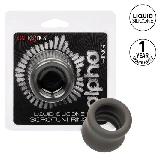 CALEXOTICS - ALPHA DOUBLE BLACK SCROTUM EXTENSION RING
