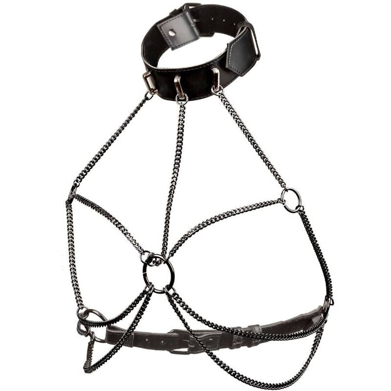 CALEXOTICS - EUPHORIA PLUS SIZE CHAIN ​​NECK HARNESS